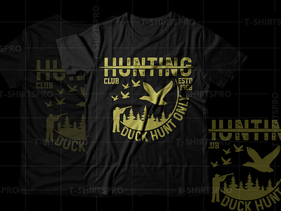 Duck Hunting Club Tshirt Design | Hunting tshirt