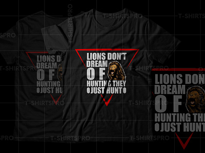Lions Hunting T shirt Design | Hunting T Shirt Design