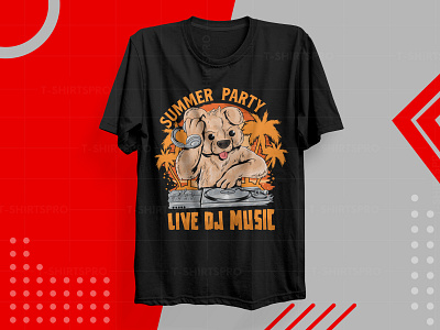 Teddy bear dj music summer party coconut tree T-Shirt Design animals beach beach tshirt bear party tshirt cartoon art coconut tshirt cute art dance cute art dance dj music tshirt hello summer tshirt music party summer summer party tshirt summer tshirt teddy bear tshirt tree