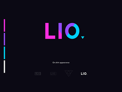 LIO. branding brand branding brandmark clean colorful concept fashion icon identity logo logomark logotype men modern shirts