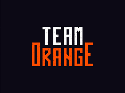 #TEAMORANGE brand branding brandmark clean concept flat geometric icon identity logo logomark logotype orange simplistic