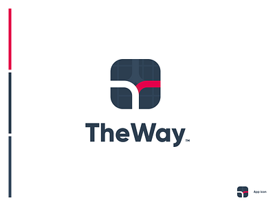 TheWay Branding app brand branding brandmark concept google maps icon identity logo logomark logotype maps road way way finder