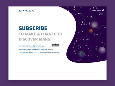 #46/100 Pattern Frenzy flat futuristic interaction interaction design outside the box planet planets prototype purple space spacex tablet travel ui