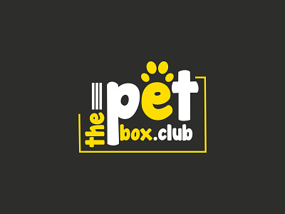 thepetbox club 01 design logo minimal petshop ui