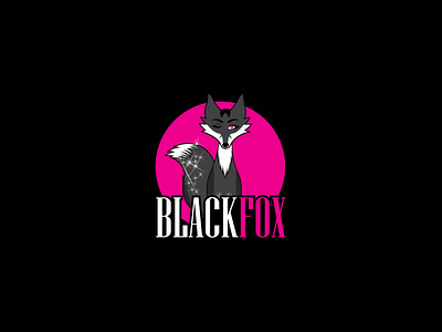 Black Fox 01 branding fashion illustrator logo vector