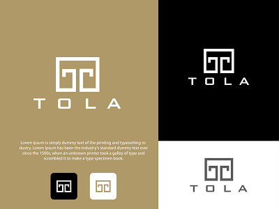 TOLA branding fashion logo logodesign vector