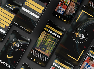 Photography UI Design ui ux