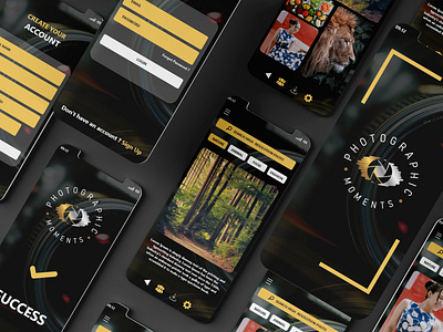 Photography UI Design