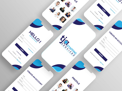 Tja Staffing UI Design ui ux