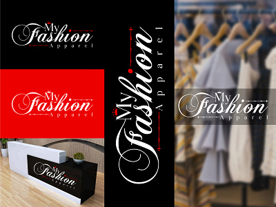 My Fashion Apparel branding graphic design logo