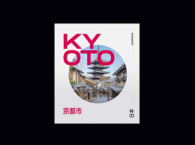 kyoto poster design graphic identity poster visual