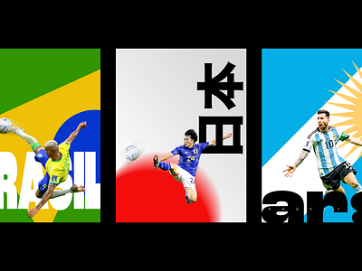 World Cup 2022 design identity poster sports visual