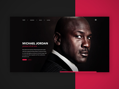 Jordan UI design interface sports ui ux