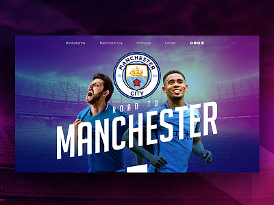Manchester City design football identity ui visual web