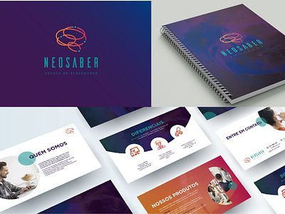 Neosaber Educação | Visual Identity branding education logo school space visual identity