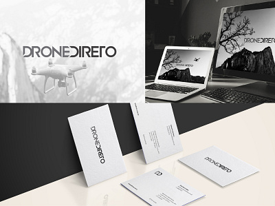 Drone Direto | Visual Brand branding clean design drone drone logo logo minimal visual brand visual identity