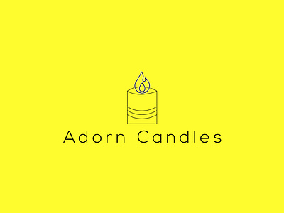 Minimal Logo - Adorn Candles