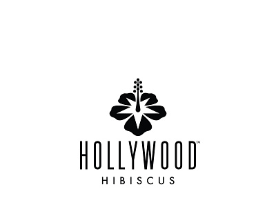 Hollywood Hibiscus logo brand design brand identity flower identity identity branding landscape logo nursery
