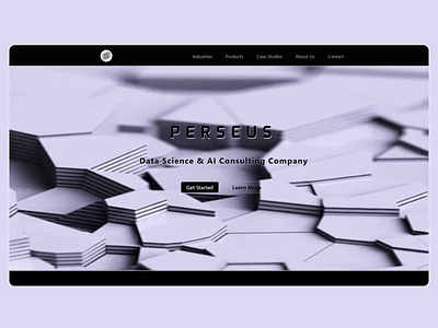 Perseus - Hero Page II branding design product design ui ux