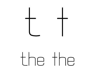 Malai — T Comparison alphabet display type font malai t type typeface typography