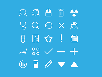Icons WIP healthcare icons oncology