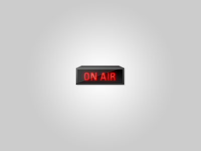 On Air icon live livestream on air