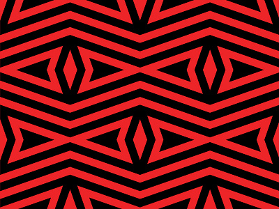 Red + Black Geometric Pattern angles arrows black bold contrast diamonds geometric op art pattern red stripes zigzag