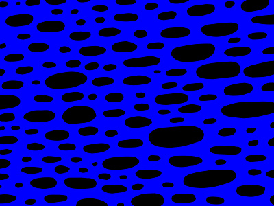 Black Spots on Blue black blue fun funky handdrawn illustration spots texture