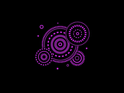 Purple Fireworks abstract circles dash line fireworks geometric icon icon design illustration purple summer vector vector art