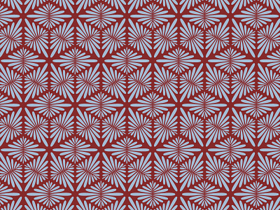 Geometric Floral Pattern