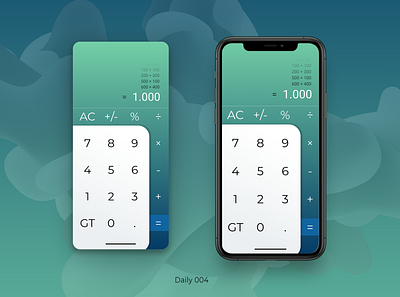 DailyUI 004 (Calculator) @design dailyui dailyui004 figma ui