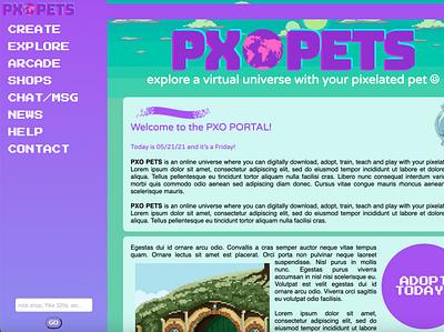 pxopets | virtual pets