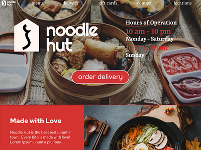 Noodle Hut | restaurant template