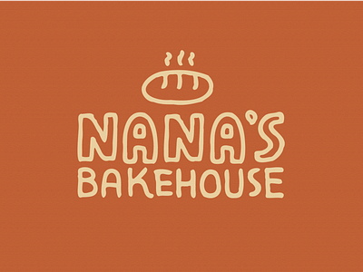 Nana's Bakehouse Logo & Brand Identity branding design illustration logo