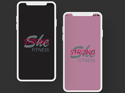 Fitness App branding logo mobile ui uidesign