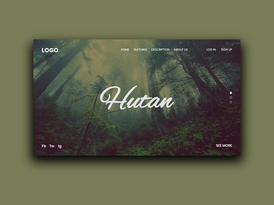 Hutan Landing Page