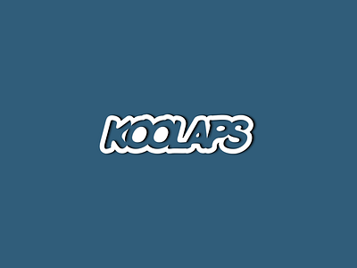 koolaps logo branding design flat illustration illustrator inkscape logo minimal typography vector