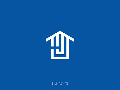 J+J HOUSE branding design flat illustrator inkscape logo logo design logodesign logotype minimal minimalist logo real estate real estate logo