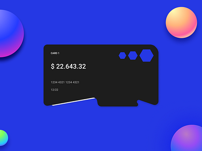 Digital Credit Card Tool design prototype