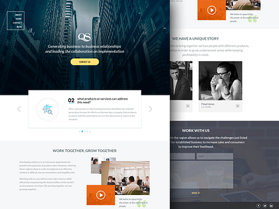 TheNetworkGeneration Landing Page contact form images landing page people ui