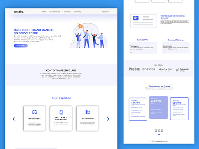 CM labs website redesign abstract blue branding cmlabs color indonesia landingpage redesign. responsive retro seo seoul travel typography ui uix website website builder website concept website design