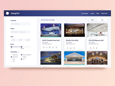 Hangar Rental App