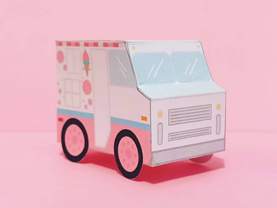 Carrito de helados 🍨 adobe ilustrator