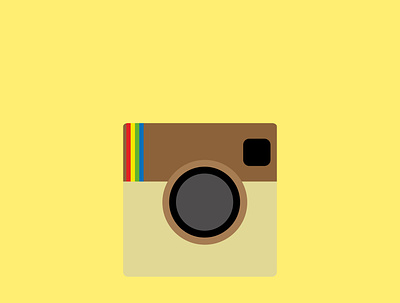 Instagram's old icon design flat icon illustration logo