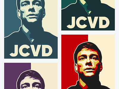 Jean Claude Van Damme - illustration illustration jcvd movies poster