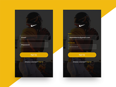 Daily UI 001 Sign Up