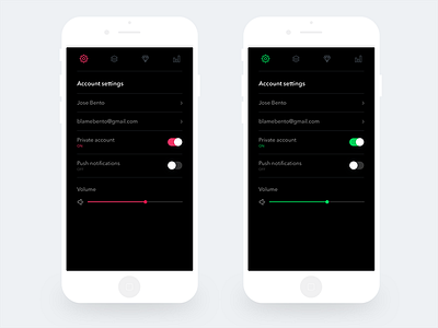 Daily UI 015 On Off Switch