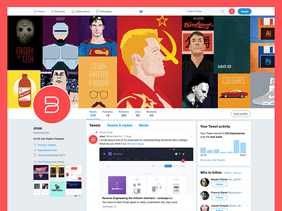 New Twitter (Sketch Mock Up)