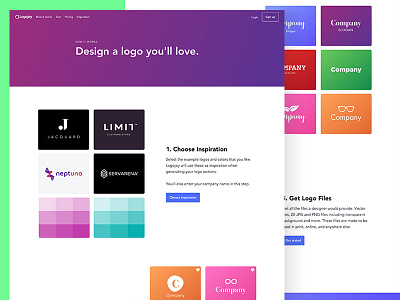 How it works logojoy logos ui ux web design