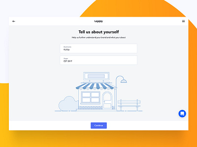 Onboarding (Brand name and Slogan) illustration onboarding ui ux web